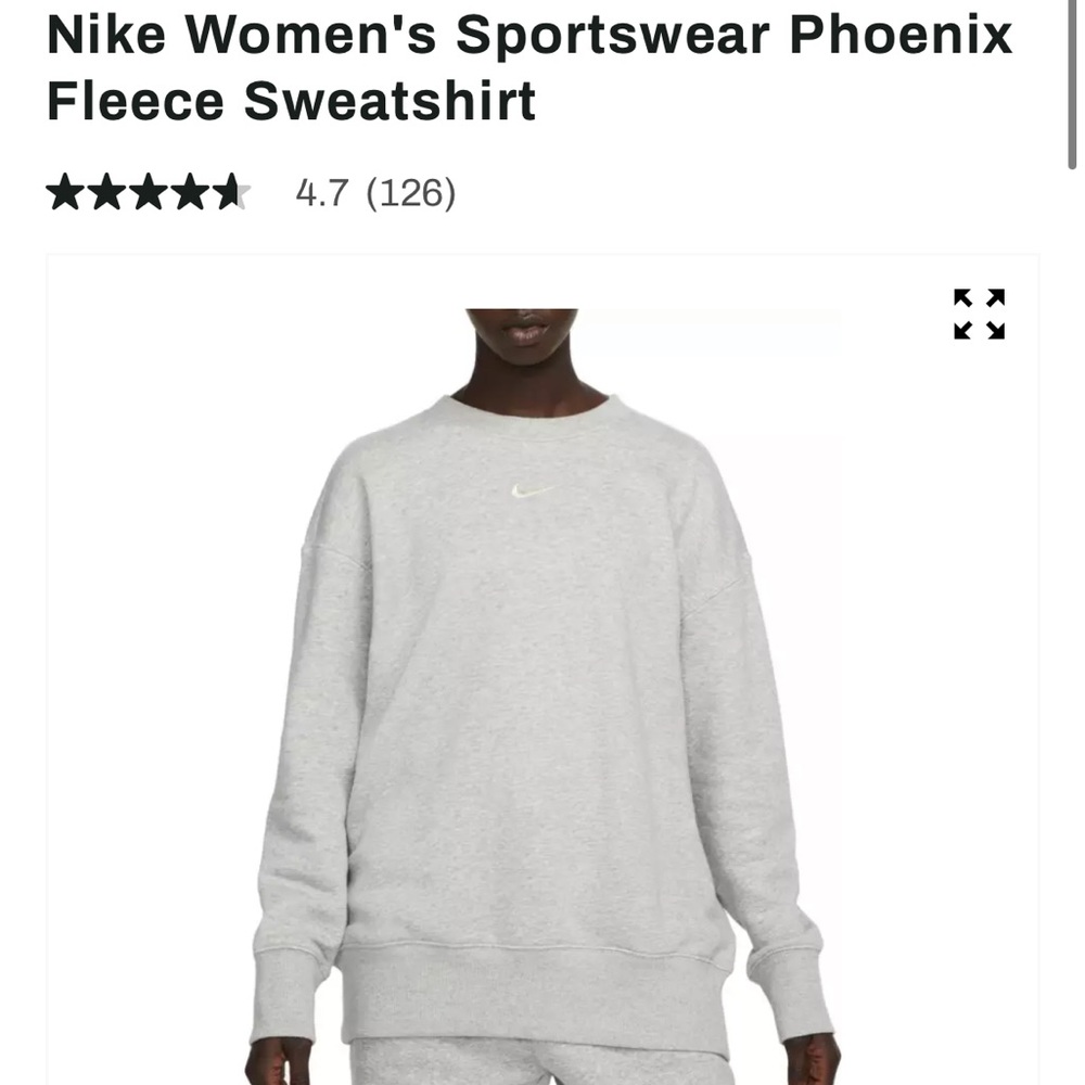 Women Nike Phoenix fleece sweatshirt
